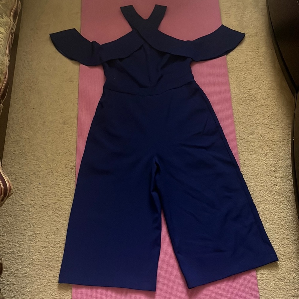 Adelyn Rae Navy colored romper purchased at Nordstrom! (Size: Medium)